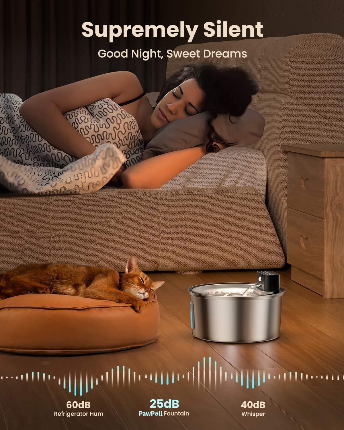 Wireless Cat Water Fountain
