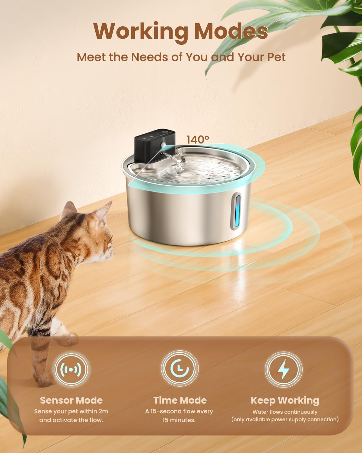 Wireless Cat Water Fountain