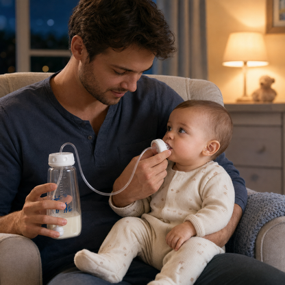 Hands-Free Baby Bottle
