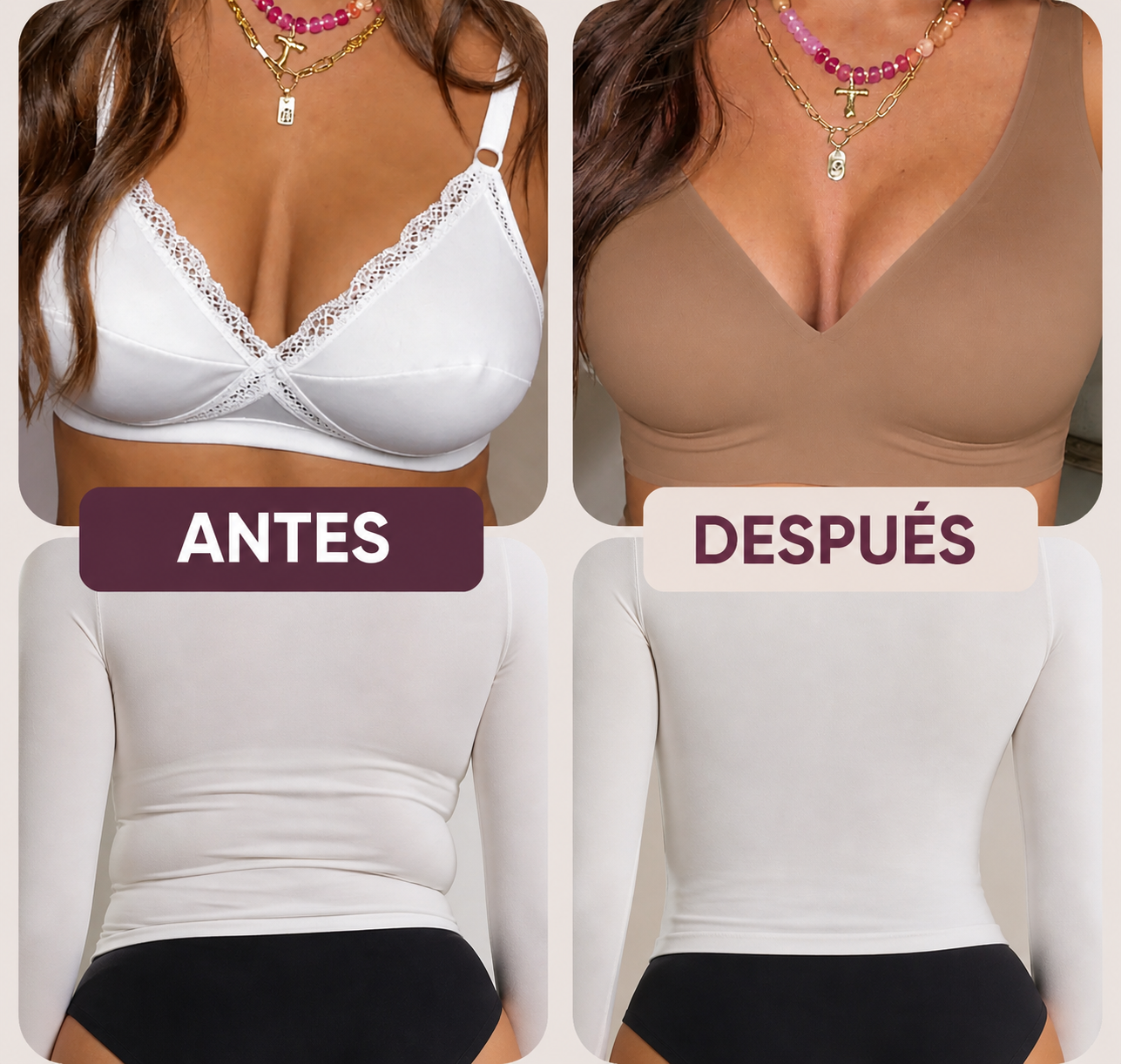 Sujetador Invisible Push-Up