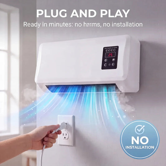 Aire acondicionado y calefactor portátil 2 en 1